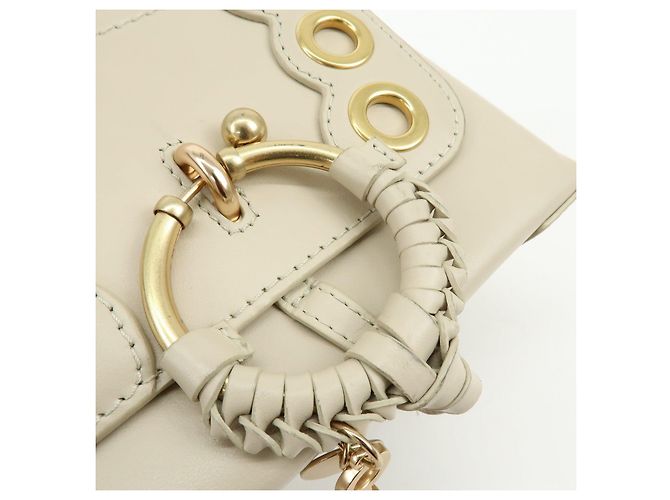 Chloé Borsa a mano e pochette Joan in pelle See By Chloe Beige - vista 16