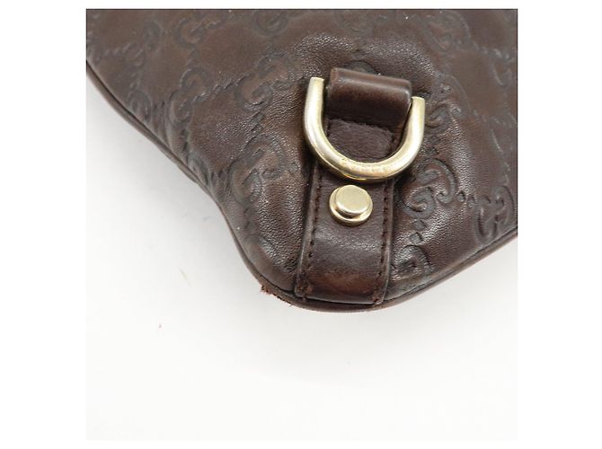 Borsa a tracolla e borsa a spalla GUCCI Abbey in pelle Marrone 131326 - vista 10