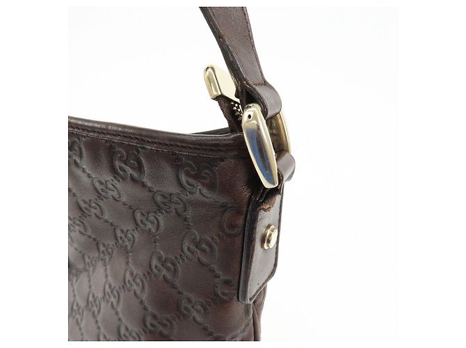 Borsa a tracolla e borsa a spalla GUCCI Abbey in pelle Marrone 131326 - vista 14