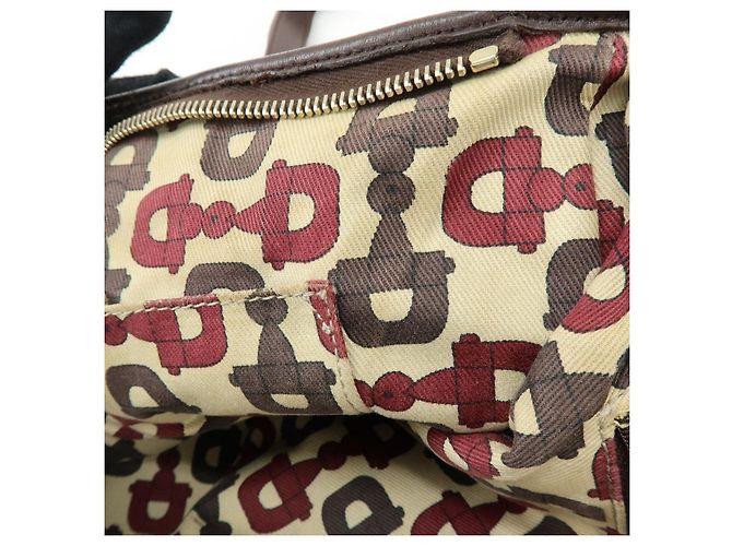 Borsa a tracolla e borsa a spalla GUCCI Abbey in pelle Marrone 131326 - vista 20