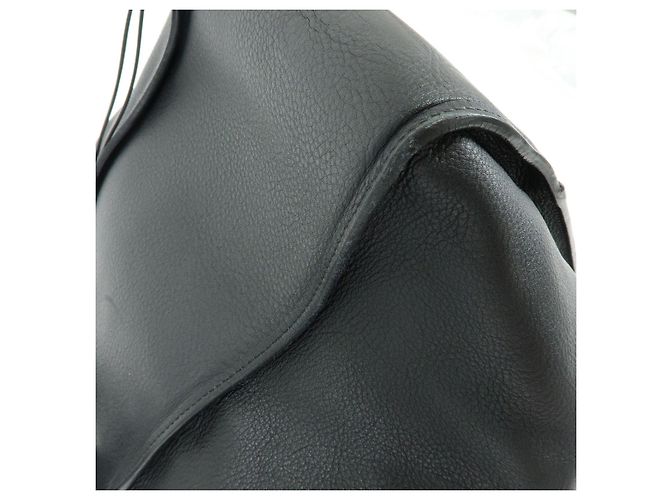Borsa a tracolla LOEWE Anagram Hammock Medium in pelle nera - vista 12