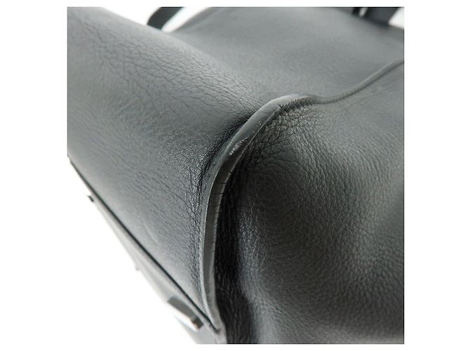 Borsa a tracolla LOEWE Anagram Hammock Medium in pelle nera - vista 13