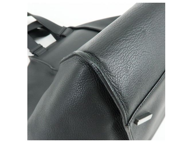 Borsa a tracolla LOEWE Anagram Hammock Medium in pelle nera - vista 14