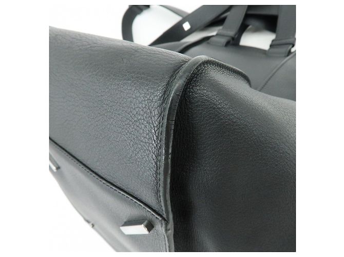 Borsa a tracolla LOEWE Anagram Hammock Medium in pelle nera - vista 15