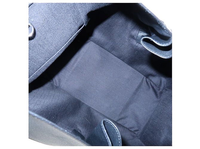 Borsa a tracolla LOEWE Anagram Hammock Medium in pelle nera - vista 21
