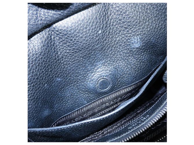 Borsa Tote e Borsa a Spalla PRADA in pelle di vitello con logo Nero - vista 23