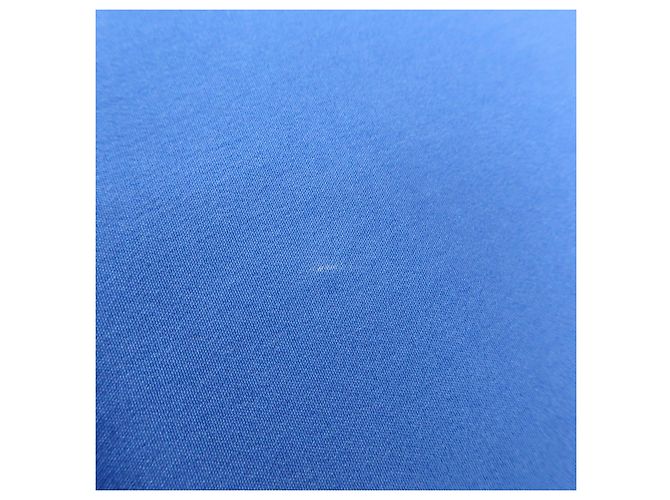 Sciarpa CHANEL COCO Mark 100% seta blu bianco navy rosso - vista 13