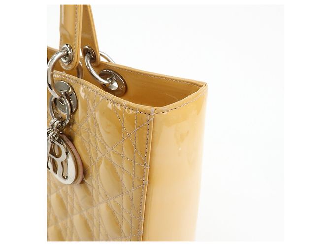 Christian Dior Lady Dior Cannage Patent Leather 2Way Hand Shoulder Bag - vista 14