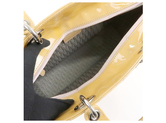 Christian Dior Lady Dior Cannage Patent Leather 2Way Hand Shoulder Bag - vista 22