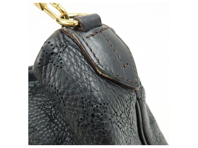 Louis Vuitton Monogram Mahina Selene MM 2Way Hand Bag Noir M93987 - vista 16
