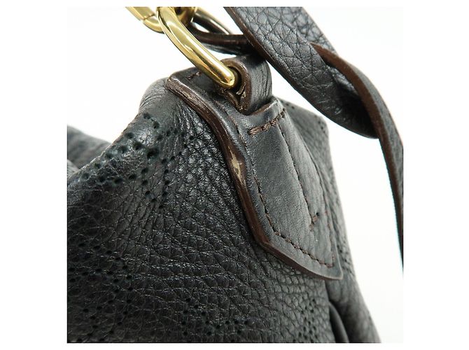 Louis Vuitton Monogram Mahina Selene MM 2Way Hand Bag Noir M93987 - vista 17