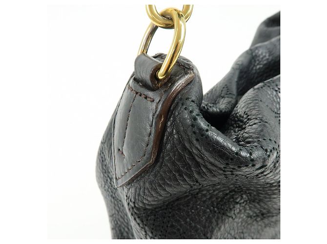 Louis Vuitton Monogram Mahina Selene MM 2Way Hand Bag Noir M93987 - vista 18