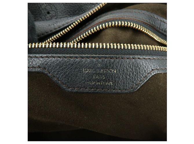 Louis Vuitton Monogram Mahina Selene MM 2Way Hand Bag Noir M93987 - vista 23