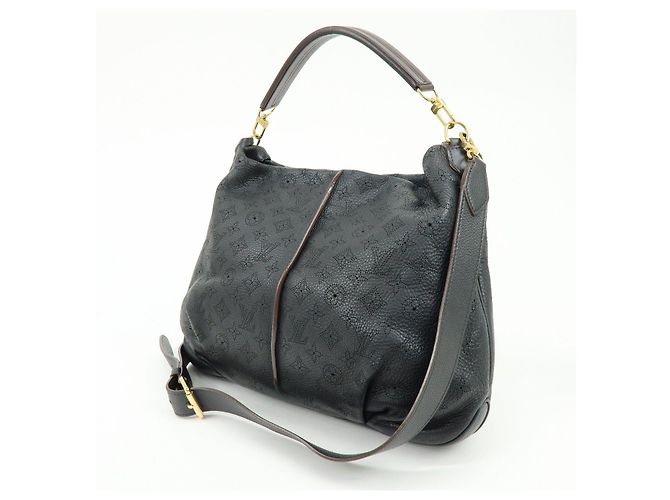 Louis Vuitton Monogram Mahina Selene MM 2Way Hand Bag Noir M93987 - vista 3