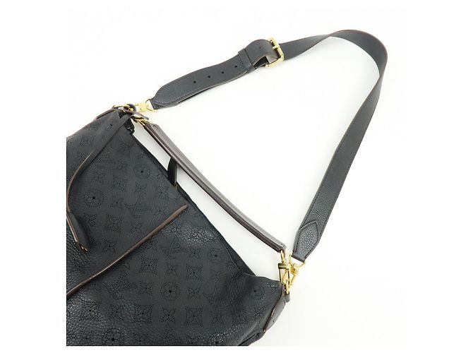 Louis Vuitton Monogram Mahina Selene MM 2Way Hand Bag Noir M93987 - vista 6