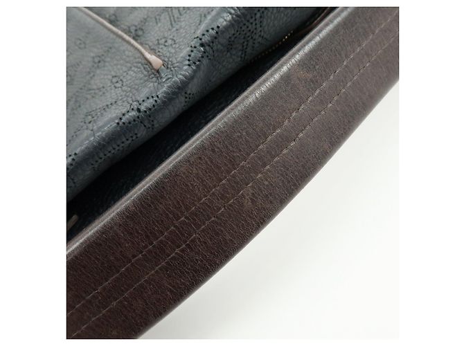 Louis Vuitton Monogram Mahina Selene MM 2Way Hand Bag Noir M93987 - vista 9
