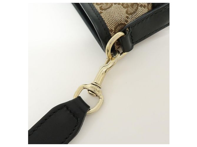 Borsa a tracolla GUCCI Sherry GG Canvas Leather 388926 - vista 11