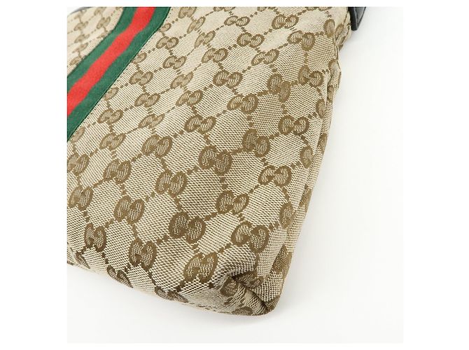 Borsa a tracolla GUCCI Sherry GG Canvas Leather 388926 - vista 12