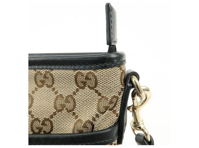 Borsa a tracolla GUCCI Sherry GG Canvas Leather 388926 - vista 15