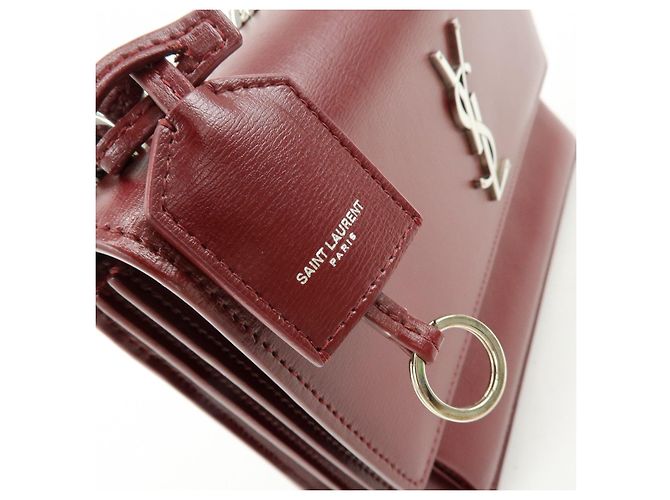 Autre Marque SAINT LAURENT PARIS Cassandra Sunset Medium Leather Shoulder Bag 442906 - vista 13