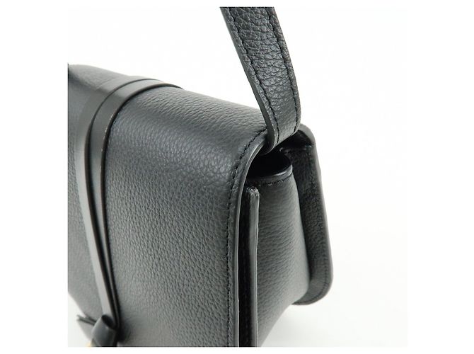 Chloé Borsa a spalla e crossbody Chloe Alphabet in pelle Nero - vista 12