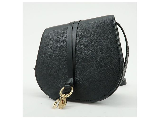 Chloé Borsa a spalla e crossbody Chloe Alphabet in pelle Nero - vista 3