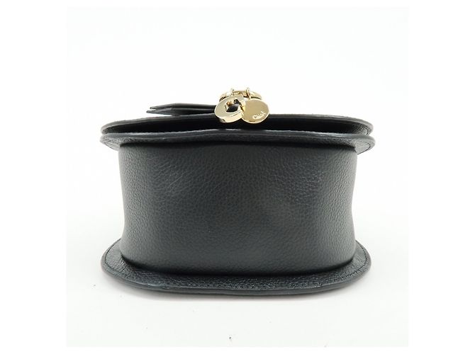 Chloé Borsa a spalla e crossbody Chloe Alphabet in pelle Nero - vista 5