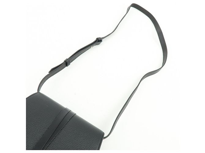 Chloé Borsa a spalla e crossbody Chloe Alphabet in pelle Nero - vista 6