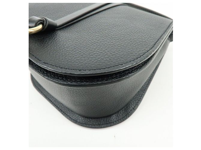 Chloé Borsa a spalla e crossbody Chloe Alphabet in pelle Nero - vista 9