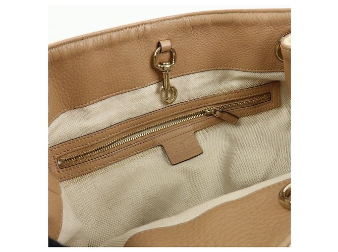 GUCCI SOHO Borsa a tracolla in tela e pelle con G intrecciate 308982 - vista 22