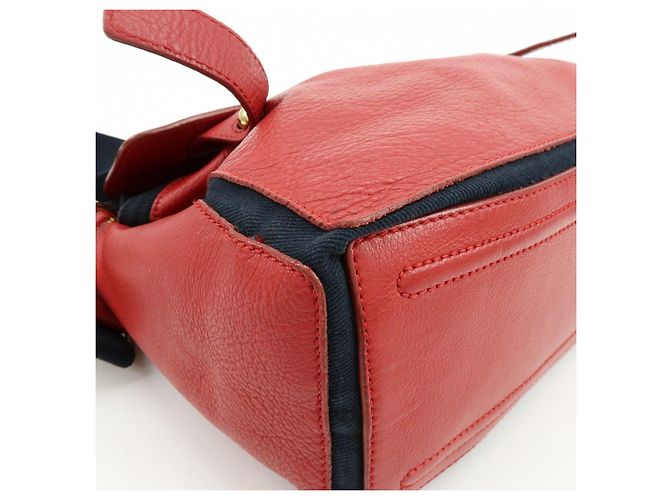Autre Marque SAINT LAURENT PARIS Borsa a tracolla Muse Two in pelle rossa 265707 - vista 10