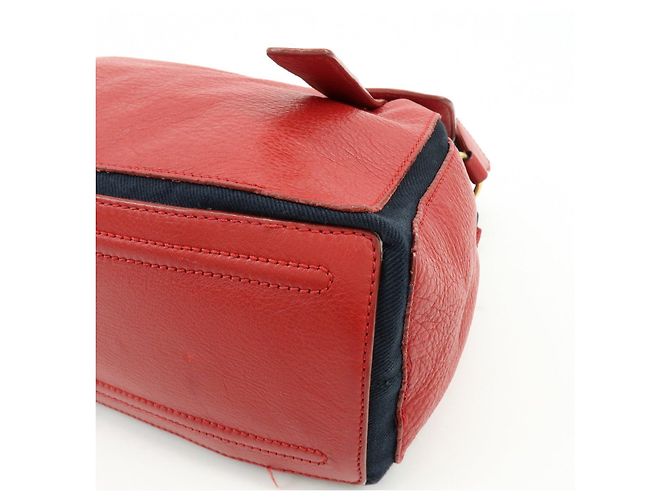 Autre Marque SAINT LAURENT PARIS Borsa a tracolla Muse Two in pelle rossa 265707 - vista 11