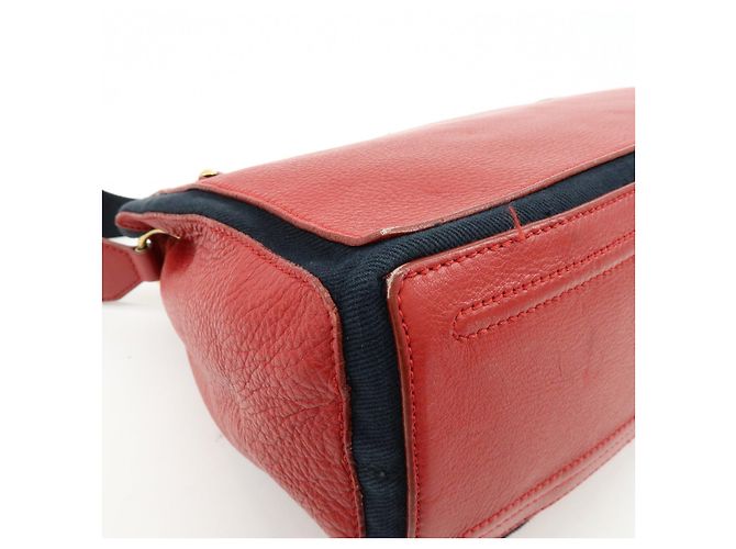 Autre Marque SAINT LAURENT PARIS Borsa a tracolla Muse Two in pelle rossa 265707 - vista 12