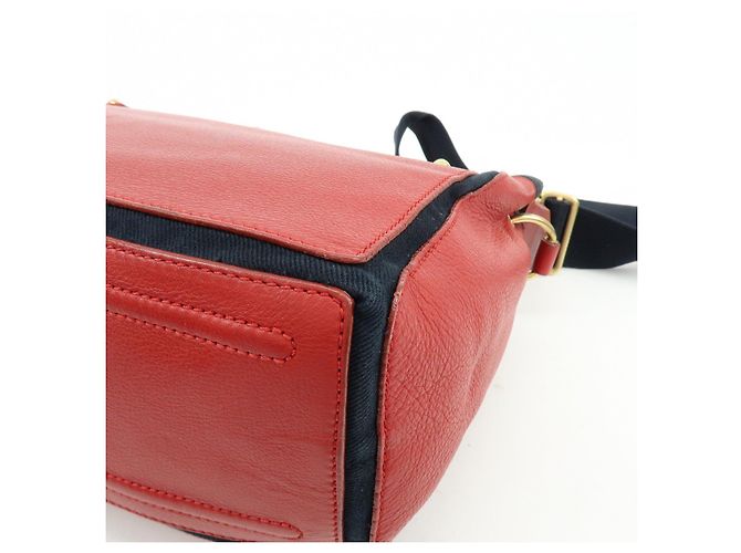 Autre Marque SAINT LAURENT PARIS Borsa a tracolla Muse Two in pelle rossa 265707 - vista 13