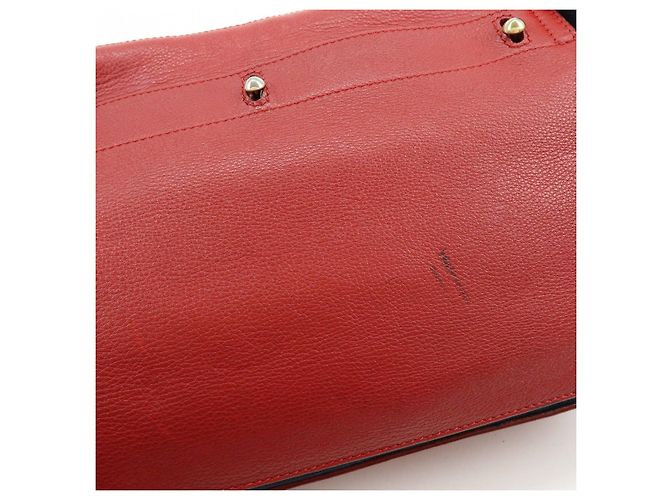 Autre Marque SAINT LAURENT PARIS Borsa a tracolla Muse Two in pelle rossa 265707 - vista 17