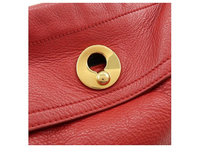 Autre Marque SAINT LAURENT PARIS Borsa a tracolla Muse Two in pelle rossa 265707 - vista 18