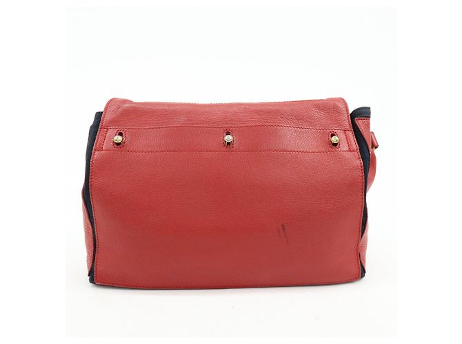 Autre Marque SAINT LAURENT PARIS Borsa a tracolla Muse Two in pelle rossa 265707 - vista 2
