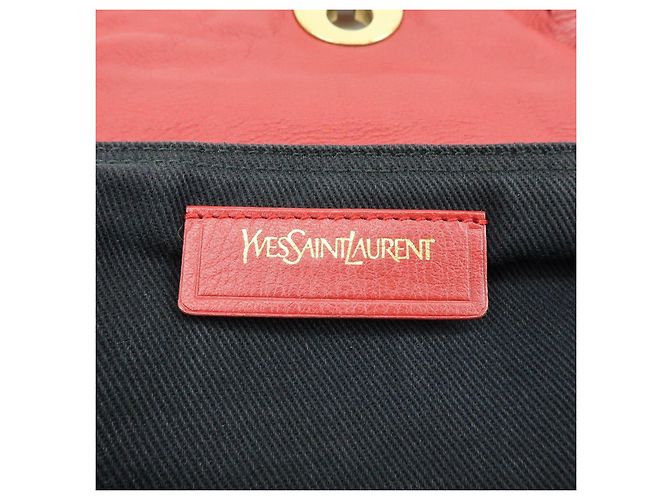 Autre Marque SAINT LAURENT PARIS Borsa a tracolla Muse Two in pelle rossa 265707 - vista 24