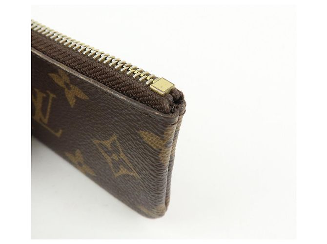 Louis Vuitton Monogram Pochette Cles Coin Case Key Case Brown M62650 - vista 10