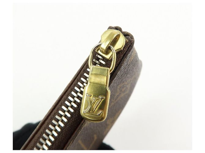 Louis Vuitton Monogram Pochette Cles Coin Case Key Case Brown M62650 - vista 13