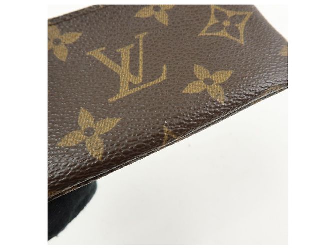 Louis Vuitton Monogram Pochette Cles Coin Case Key Case Brown M62650 - vista 15