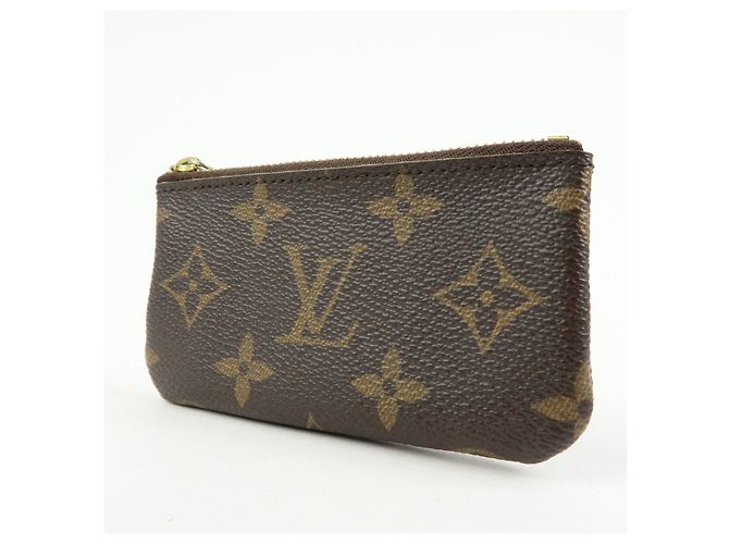 Louis Vuitton Monogram Pochette Cles Coin Case Key Case Brown M62650 - vista 3