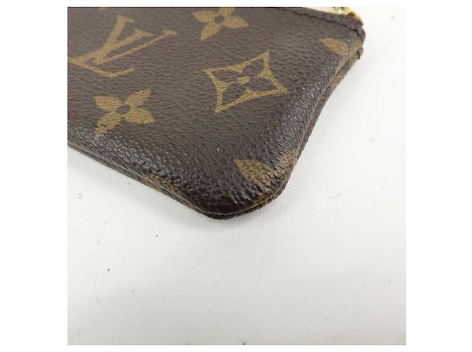 Louis Vuitton Monogram Pochette Cles Coin Case Key Case Brown M62650 - vista 9