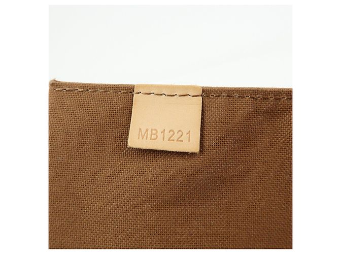 Louis Vuitton Monogram Petit Sac Plat Borsa a Tracolla 2Way Marrone M69442 - vista 24
