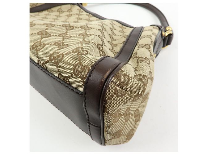 Borsa a tracolla GUCCI Scarlett Interlocking G GG Canvas Leather 282298 - vista 11