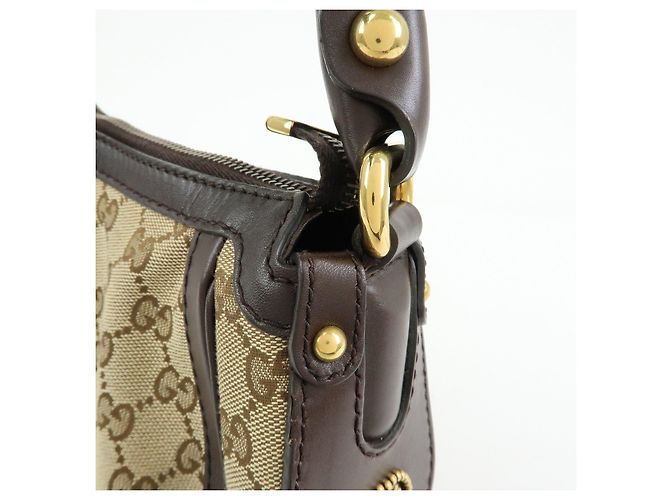 Borsa a tracolla GUCCI Scarlett Interlocking G GG Canvas Leather 282298 - vista 13