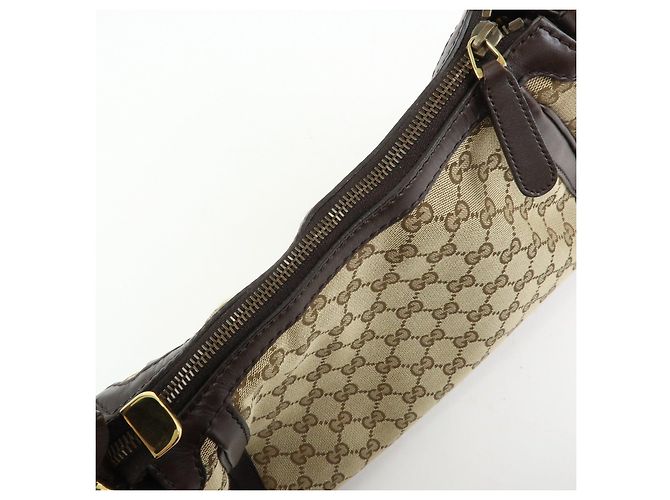 Borsa a tracolla GUCCI Scarlett Interlocking G GG Canvas Leather 282298 - vista 15