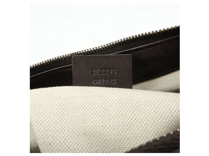 Borsa a tracolla GUCCI Scarlett Interlocking G GG Canvas Leather 282298 - vista 24