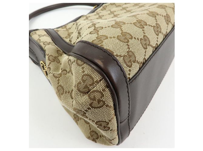 Borsa a tracolla GUCCI Scarlett Interlocking G GG Canvas Leather 282298 - vista 9
