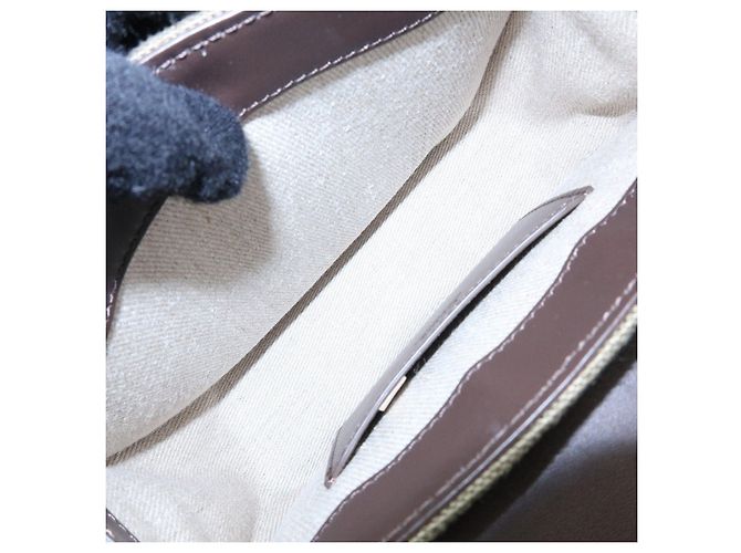 Chloé Chloe Tess Small Canvas Leather 2Way Bag Hand Bag Brown Green - vista 23